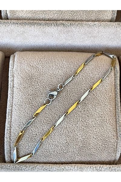 Rupen Kraft 316 l surgical steel twisted bar model stainless tarnish free stylish unisex steel bracelet