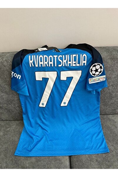 BYSPORTAKUS Napoli 2023/24 Yeni Sezon Kvaratskhelıa Iç Saha Forması