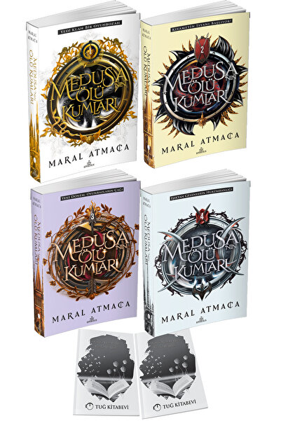 İndigo Kitap Medusa'nın Ölü Kumları 4lü Set Karton Kapak + Hediyeli