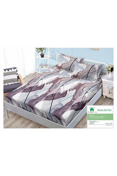 FIONNA.RO Fine Cotton Duvet Cover 90x200cm - Fluid