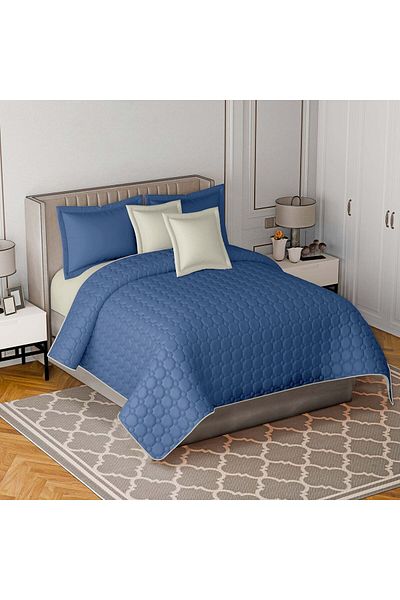 smart home A compressed summer double bed sheet to give beauty and elegance to your bedroom