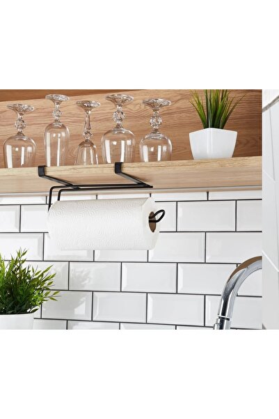 btm home Roll Napkin Rack Portable Paper Towel Rack