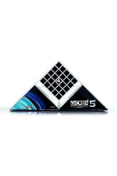 V-Cube 5 x 5 White Flat | Professional, Fast, and Smooth | Speed Cube | Puzzle | Fidget Toy