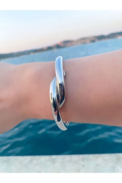ECEMSEL Elegant and Stylish Design Steel Bracelet