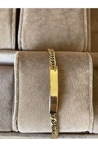 Rupen Kraft 316 L Surgical Steel Gold Model Classic Gourmet Unisex Steel Bracelet