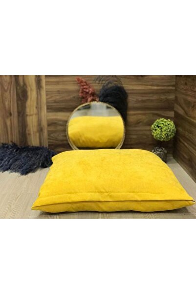 Kumru Çeyiz Tasarım Mat Kadife Yer Minderi Puf Kırlent Kılıfı 70x70