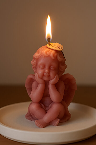 Handmade Bellevie candles dekoratif melek mum