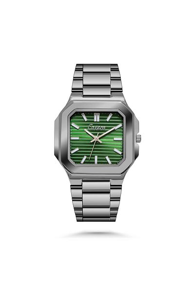catera Ferrani men's stainless steel watch with a navy dial