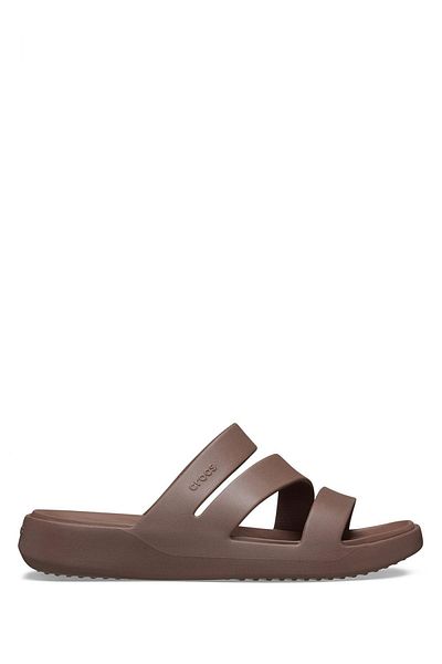 Crocs Γυναικείες παντόφλες Getaway Strappy Καφέ