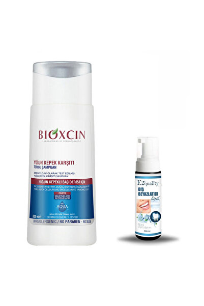 Bioxcin Aqua Thermal Yoğun Kepek Karşıtı Şampuan Ds 200ml + Hediye Diş Beyazlatıcı Köpük