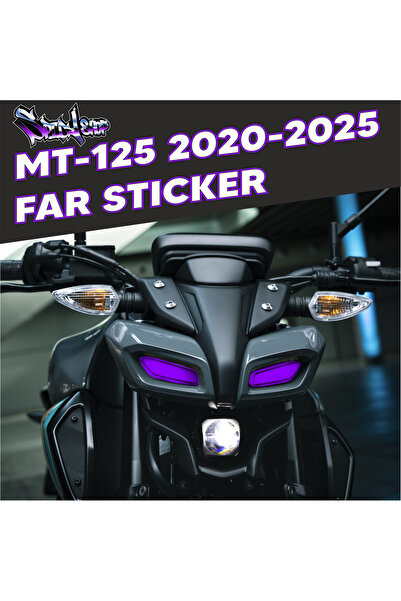 Yamaha MT-125 Mor Far Sticker 2020-2025