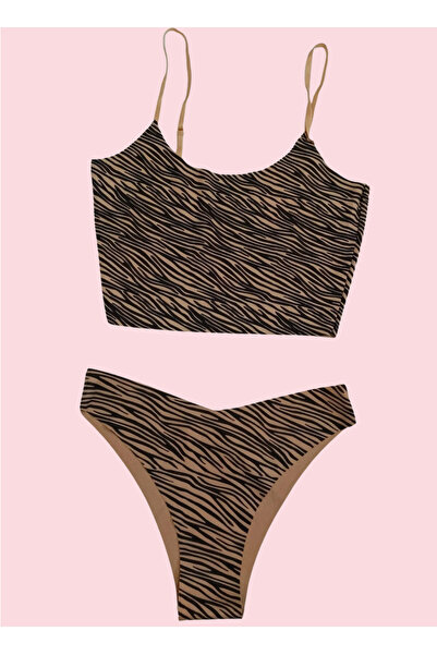 Sempre Amore Crop & Brazilian Laser Cut Panties Set