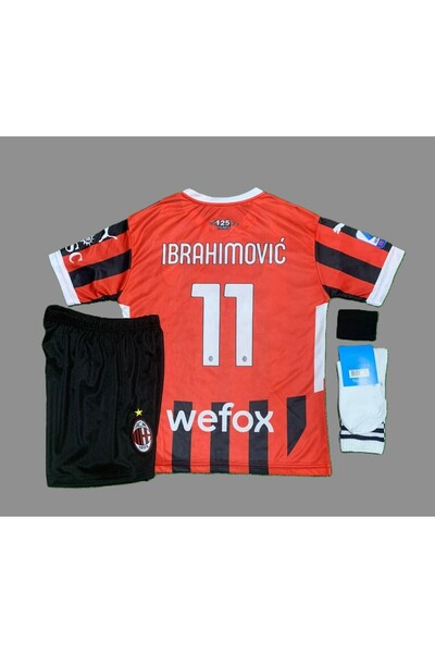 FRAGOLA İ'brahimovic M'ilan 2024-25 Yeni Sezon Çubuklu İç Saha Çocuk Forması ...