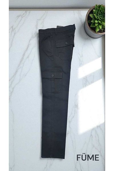 Endow jeans Cargo Pocket Men's Pants, 100% Cotton Lycra Gabardine Linen Fabric Regular Fit Top Quality Product