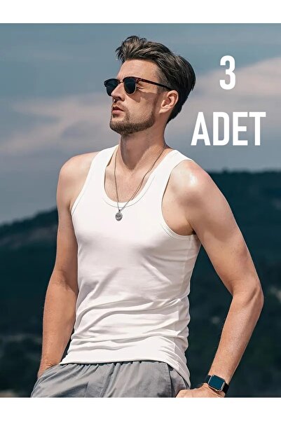 Özten 3 Pack Luxury Super Thin Men's Singlet Ozt31001