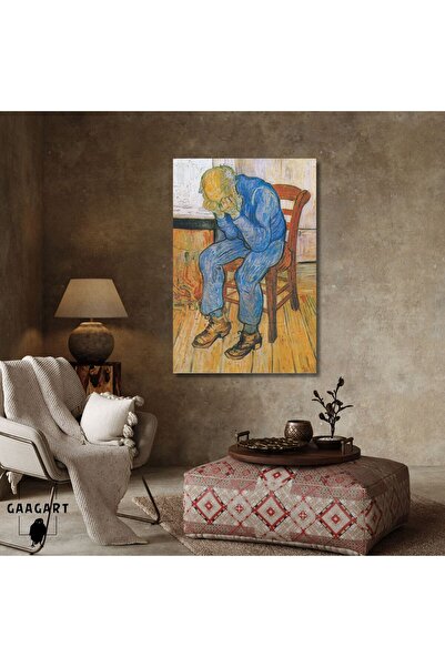 GAAGART Tekli Dikey Kanvas Tablo Ünlü Eserler Van Gogh At Eternity’s Gate