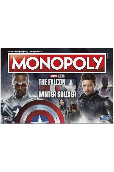 Monopoly :لعبة لوحة إصدار الصقر والجندي الشتوي من استوديوهات مارفل