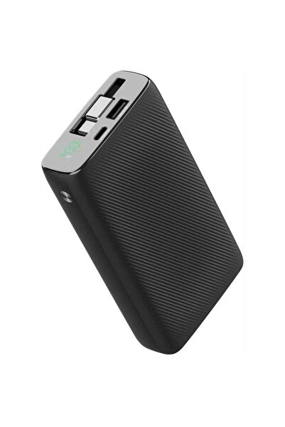 Powerology بنك طاقة بكابل قابل للسحب بسعة 20000 مللي أمبير في الساعة