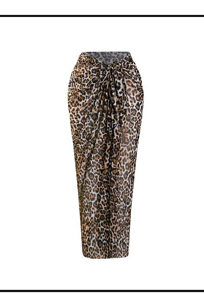 nuriçgiyim Leopard Print Pareo