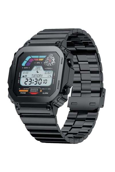 porodo ساعة نوماد الذكية: شاشة 1.54 بوصة، عمر بطارية 5 أيام، شحن سريع لمدة سا...