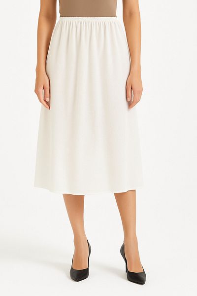 Misue Handmade Skirt Bottoming Lining, Shile Cloth Cotton Long Skirt Lining, 100% Cotton Underwear Petticoat, Dress Lining