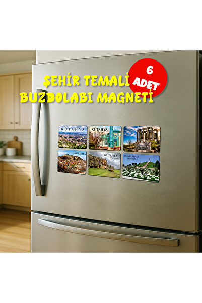 Photo Garage Buzdolabı Magneti - Kütahya - Ahşap Magnet Ege Bölgesi
