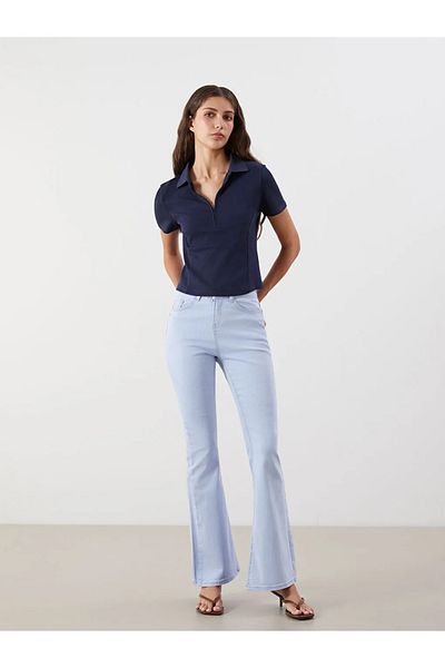 LC Waikiki Lcw jeans indigo flare women's jean pants