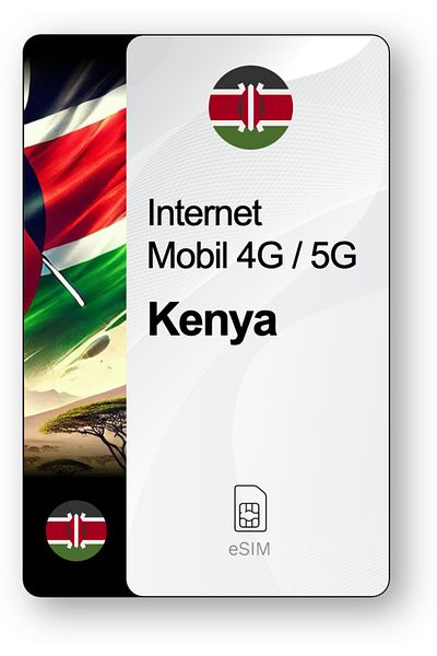netSIM eSIM Internet Kenya, valid for 30 days, 5 GB traffic, Standard