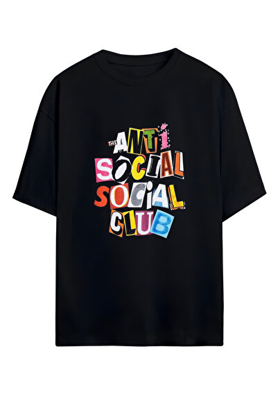 MAGORS Antisocial Club - تي شيرت كبير الحجم