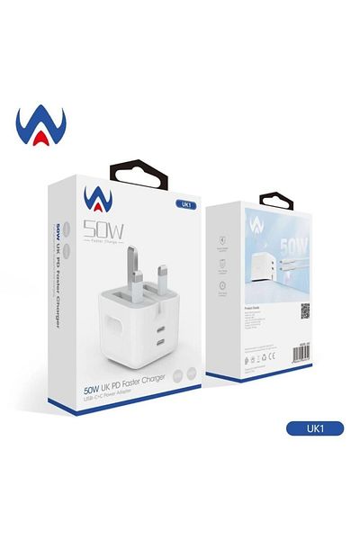 Wasat ELArab WA 50W PD 2-Port Wall Plug