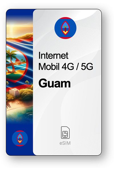 netSIM eSIM Internet Guam, valid for 7 days, Unlimited traffic, Premium