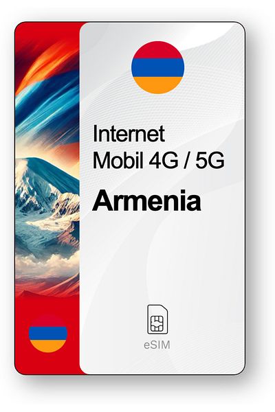 netSIM eSIM Internet Armenia, valid for 7 days, Unlimited traffic