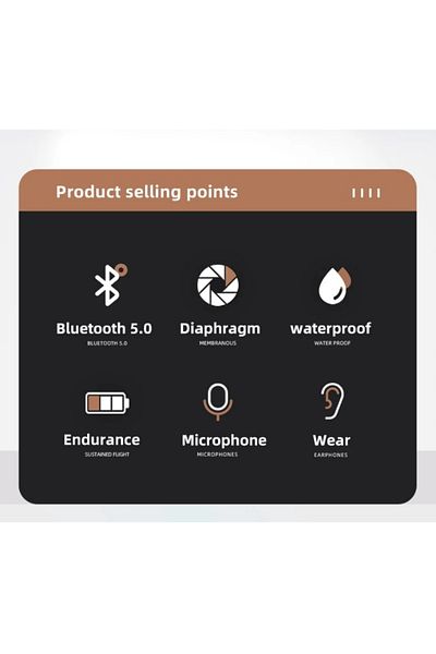 Wasat ELArab سماعات بلوتوث لاسلكية Lenovo thinkplus live pods LP1S مقاومة للماء
