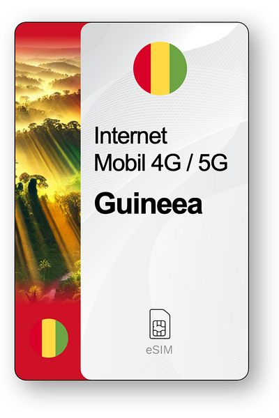 netSIM eSIM Internet Guinea, valid for 30 days, 10 GB traffic