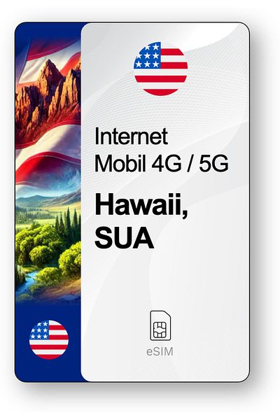netSIM eSIM Internet Hawaii, USA, valid for 30 days, 10 GB traffic
