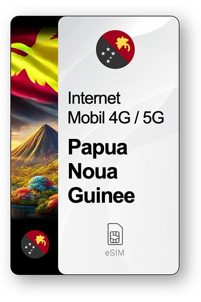 netSIM eSIM Internet Papua New Guinea, valid for 30 days, 5 GB traffic