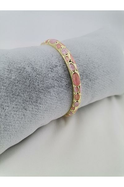 Hobimos Colorful Enamel Women's Handcuff Bracelet