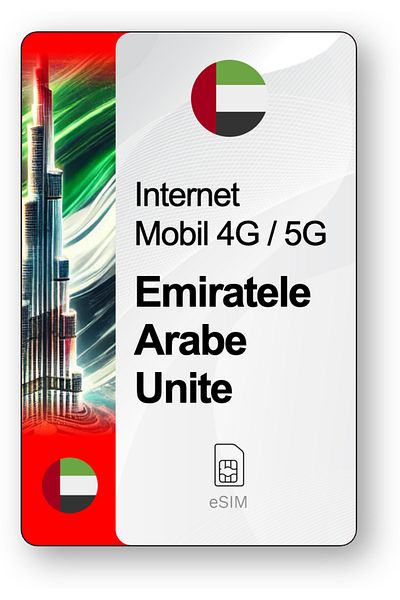netSIM eSIM Internet United Arab Emirates, valid for 30 days, 5 GB traffic, Standard