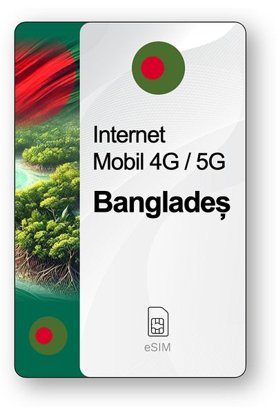 netSIM eSIM Internet Bangladesh, valid for 30 days, 20 GB traffic