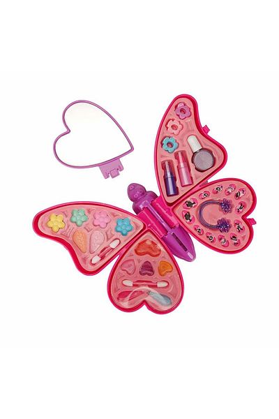 A-T AYZE-TRENDY Butterfly Shaped Pink 4 Layer Makeup Beauty Set 26038