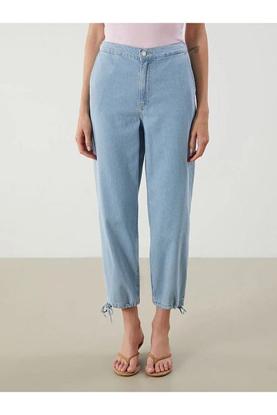 LC Waikiki Lcw Jeans Indigo Buy Elastic Waist Jogger Women's Jean Pants