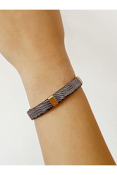 Sevilgülgünfinecrafts Pure Copper Design Men's Bracelet