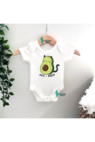 CACTUS COLLECTION Funny Written Baby Bodysuit
