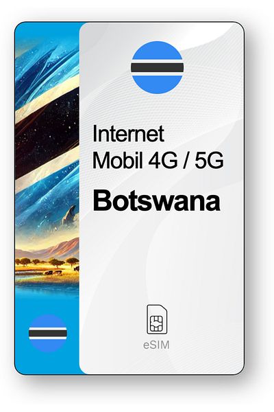 netSIM eSIM Internet Botswana, valid for 7 days, Unlimited traffic