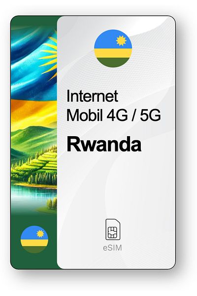 netSIM eSIM Internet Rwanda, valid for 30 days, 5 GB traffic