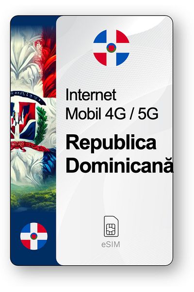 netSIM eSIM Internet Dominican Republic, valid for 30 days, 5 GB traffic, Standard