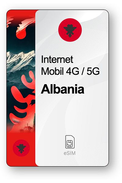 netSIM eSIM Internet Albania, valid for 30 days, 10 GB traffic