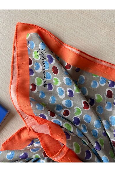Modakaşmir Moonlit Pattern Bamboo Scarf