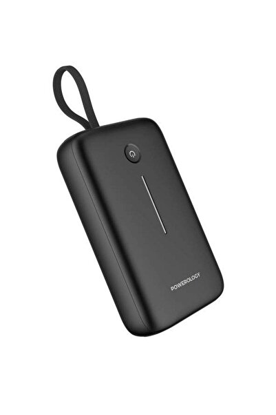 Powerology بنك طاقة بسعة 20000 مللي أمبير/ساعة مع سلك USB-C قابل للفصل، وتوصي...