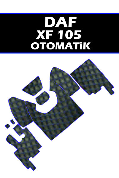 VIPTIRSHOP DAF XF 105.460 أوتوماتيك (2007-2013) سجادة مبطنة بالجلد